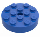 LEGO Blauw Draaischijf 4 x 4 Top (Niet-vergrendelend) (3404)