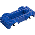 LEGO Blauw Voertuig Basis met Zwart Wiel Holders (103961)