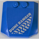 LEGO Bleu Coin 4 x 4 Incurvé avec Dune Ranger et Pneu Track Autocollant (45677)