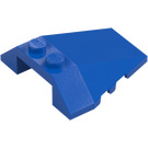 LEGO Blue Wedge 4 x 4 Triple with Stud Notches (48933)