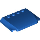 LEGO Blauw Wig 4 x 6 Gebogen (52031)