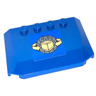 LEGO Bleu Coin 4 x 6 Incurvé avec Package Autocollant (52031)