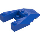 LEGO Blue Wedge 6 x 4 Cutout with Stud Notches (6153)