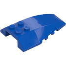 LEGO Blue Wedge 6 x 4 Triple Curved (43712)