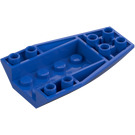 LEGO Blau Keil 6 x 4 Dreifach Gebogen Invers (43713)