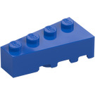 LEGO Bleu Pièce de monnaie Brique 2 x 4 La gauche (41768)