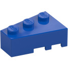 LEGO Bleu Pièce de monnaie Brique 3 x 2 La gauche (6565)