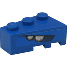 LEGO Blauw Wig Steen 3 x 2 Links met Headlights Sticker (6565)