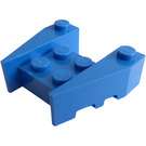 LEGO Blå Kil Kloss 3 x 4 med knoppskåror (50373)