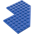 LEGO Blue Wedge Plate 10 x 10 with Cutout (2401)