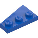 LEGO Sininen Kiila Levy 2 x 3 Siipi Oikein  (43722)