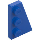 LEGO Blue Wedge Plate 2 x 3 Wing Right  (43722)