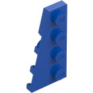 LEGO Blu Cuneo Piastra 2 x 4 Ala Sinistra (41770)