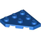 LEGO Bleu Coin assiette 3 x 3 Coin (2450)