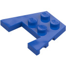 LEGO Blauw Wig Plaat 3 x 4 met noppen (28842 / 48183)