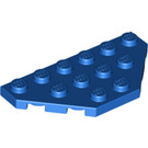 LEGO Bleu Coin assiette 3 x 6 avec 45º Coins (2419 / 43127)