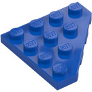 LEGO Blauw Wig Plaat 4 x 4 Hoek (30503)