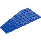 LEGO Blå Kile Plate 6 x 12 Vinge Høyre (30356)