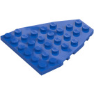 LEGO Blu Cuneo Piastra 7 x 6 con intagli per bottoncini (50303)