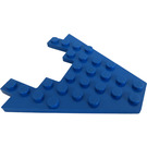 LEGO Blauw Wig Plaat 8 x 8 met 3 x 4 Uitsparing (6104)