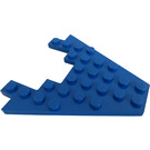 LEGO Blue Wedge Plate 8 x 8 with 3 x 4 Cutout (6104)