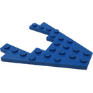 LEGO Bleu Pièce de monnaie assiette 8 x 8 avec 4 x 4 Coupé (4475)