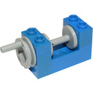 LEGO Blau Winch 2 x 4 x 2 mit Licht Grey Drum (73037)