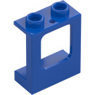 LEGO Blauw Raamkozijn 1 x 2 x 2 met 1 gat in bodem (60032)