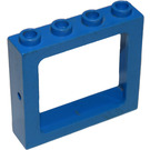 LEGO Blå Vindusramme 1 x 4 x 3 Forsenkede knotter (4033)