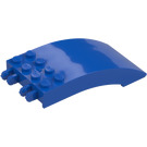 LEGO Blue Windscreen 4 x 8 x 2 Curved Hinge (46413 / 50339)