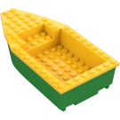 LEGO Boot 8 x 16 x 3 mit Gelb oben (28925)