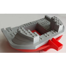 LEGO Boat Hull 16 x 22 with Medium Stone Gray Top (47980)