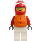 LEGO Boat Racer with Orange Lifejacket Minifigure