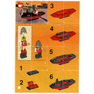 LEGO Boat mit Armor 1752 Instructions