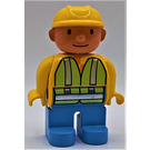 LEGO Bob The Builder avec Safety Vest avec Argent Rayures Duplo Figure