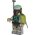 LEGO Boba Fett with Olive Green Pauldron and Tan Hands Minifigure