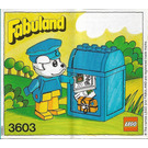 LEGO Boris Bulldog and Mailbox 3603 Instrucciones