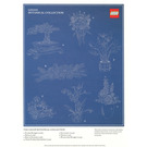 LEGO Botanical Collection Art Print - Blueprint (5007797)