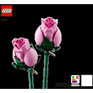 LEGO Bouquet of Pink Roses Set 10374 Instructions