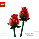 LEGO Bouquet of Roses Set 10328 Instructions