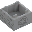 LEGO Box 2 x 2 x 1 with Imperial Logo and Aurebesh Characters (‘CARGO’) (69870 / 103543)