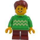 LEGO Boy - Bright Green Jumper Minifigure