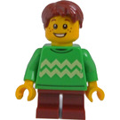 LEGO Boy - Bright Green Jumper minifiguur