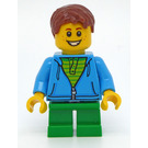 LEGO Boy dans Dark Azure Sweater Figurine
