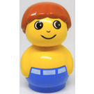 LEGO Boy with Blue Base with white belt Primo Figure