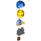 LEGO Boy avec Bright Light Bleu Jacket Figurine