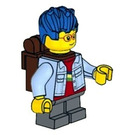 LEGO Boy with Bright Light Blue Jacket Minifigure