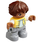 LEGO Boy with Bright Light Yellow Jacket with ‘1‘ Duplo Figure
