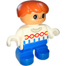 LEGO Boy with Chain Pattern Sweater Duplo Figure