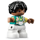 LEGO Boy with Dark Turquoise Top with Stars Duplo Figure